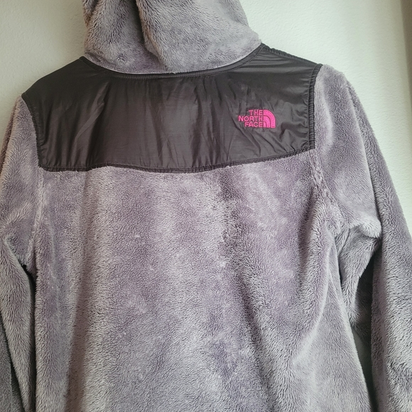 GIRLS FAUX FUR NORTHFACE JACKET - Picture 3 of 3